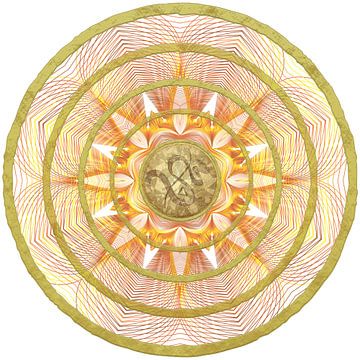 Mandala avec symbole de l'âme en CJK
