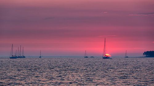 Zonsondergang Grevelingen Meer