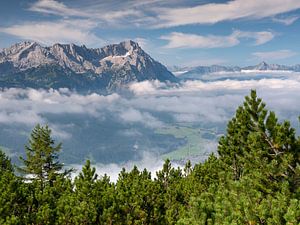 Blick vom Wank zur Zugspitze