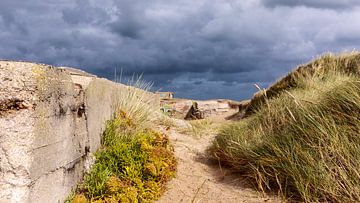 Gewitterwolken über der Normandie