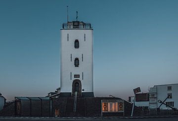 Lighthouse at night by Sanne Dost