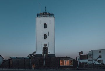 Vuurtoren van Katwijk aan Zee bij zonsopgang | Zuid-Holland | Nederland, Europa van Sanne Dost