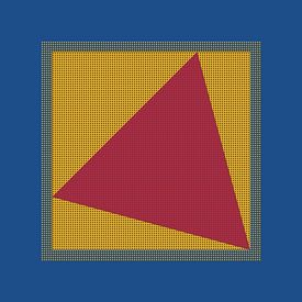 Dreieck im Quadrat 1 von Andree Jakobson