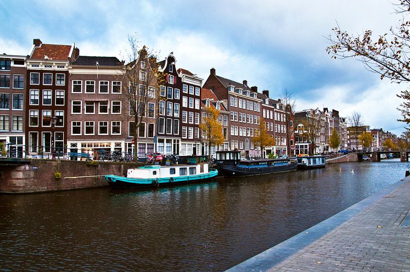 Zentrum von Amsterdam an der Prinsengracht von Silva Wischeropp