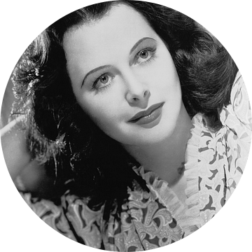 Actrice Hedy Lamarr (z/w foto) van Bridgeman Images