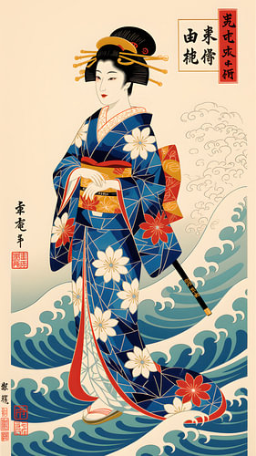 Geisha mit Wasser
