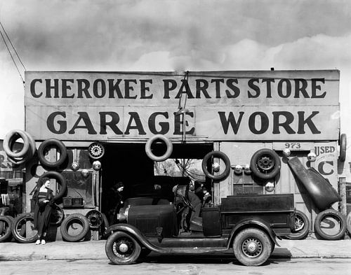 Garage in Atlanta, 1936