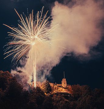 Vuurwerk van de stad Landstuhl in Rijnland-Palts van Patrick Groß