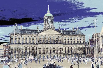 Royal Palace on Dam Square by Ron Veltkamp