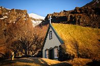 Typische isländische Kirche von Sjoerd Mouissie Miniaturansicht