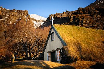 Église islandaise typique sur Sjoerd Mouissie