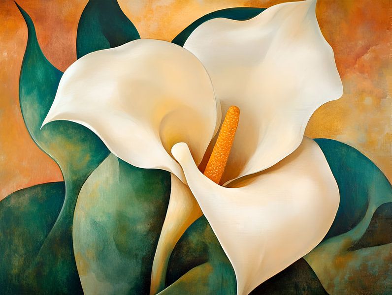 Weiße Calla von Petra Dreiling-Schewe