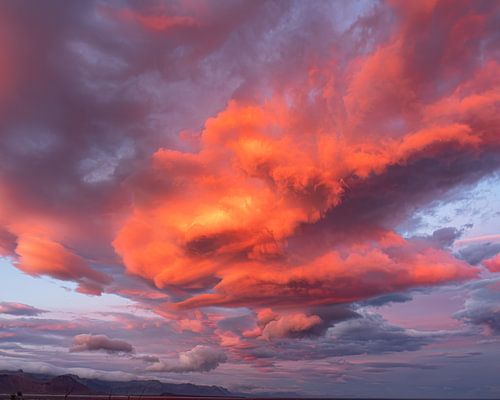 Zonsondergang IJsland