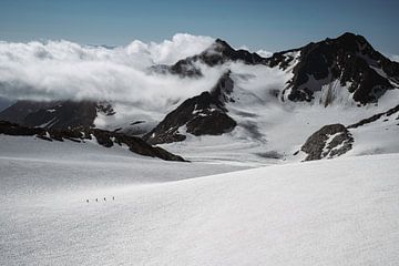 La traversée du glacier de Stubai sur The Wild Scribe Prints
