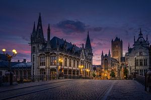 Gent bei Sonnenaufgang
