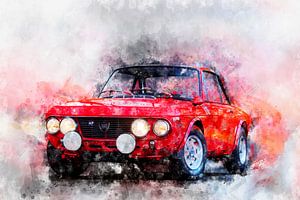 Lancia Fulvia HF Rood van Theodor Decker