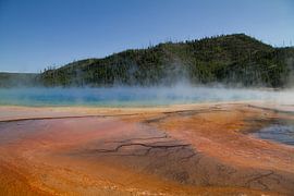 Dampende poelen in Yellowstone National Park von Sander Meijering