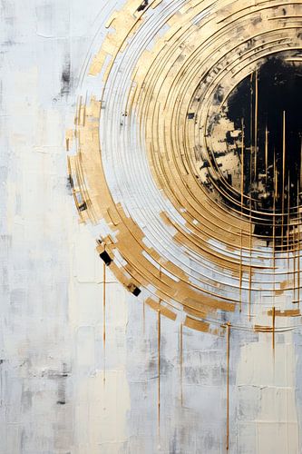 ABSTRACT KUNST Gouden resonantie