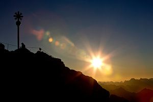 Sonnenaufgang auf der Zugspitze