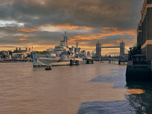 Theems en Tower Bridge