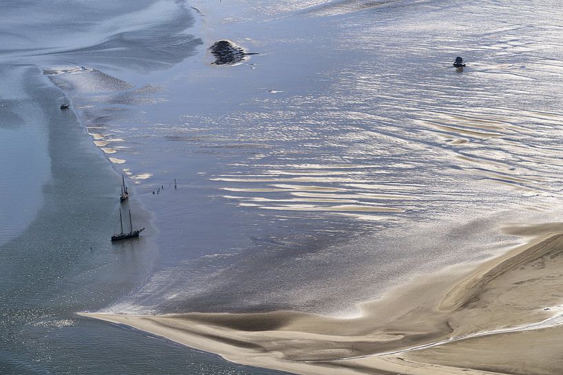 Voile sur la mer des Wadden par Roel Ovinge