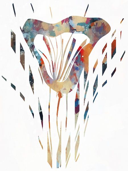 Magic Tulip Flower 1 by Georgia Chagas
