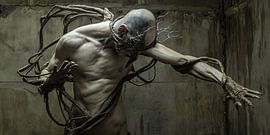 Digitaal creëerde man in surrealist stijl van Art Bizarre