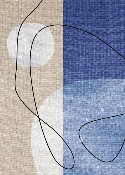 TW Living - BLUE Linen - THREE von TW living