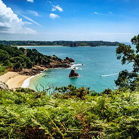 Beauport Bay, St. Aubin, Jersey, Kanalinsel von Emel Malms