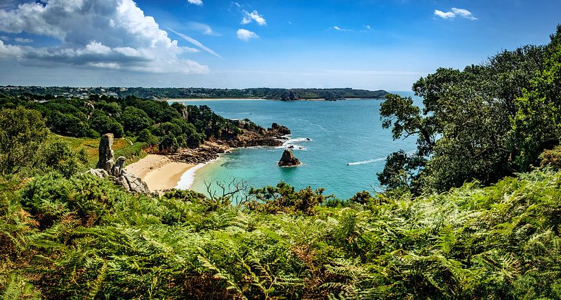 Beauport Bay, St. Aubin, Jersey, Île anglo-normande par Emel Malms