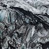 Glacier en Islande | photographie abstraite sur Marjolijn Maljaars