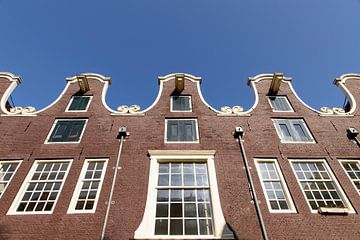 A row of gables in Weteringstraat in Amsterdam by Don Fonzarelli