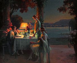 Delphin Enjolras,Young women by the lake