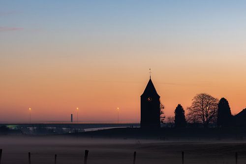 Heteren in the blue hour