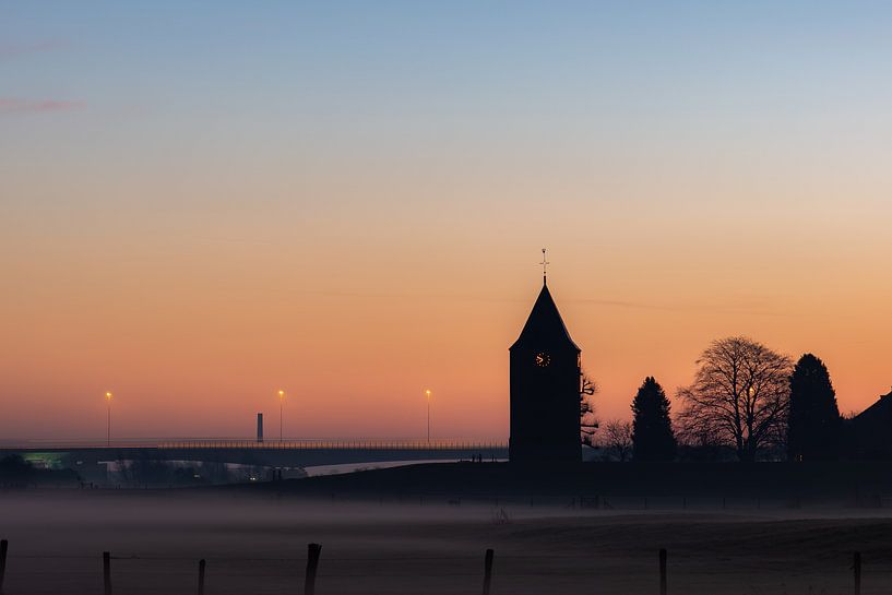 Heteren in the blue hour by Tania Perneel