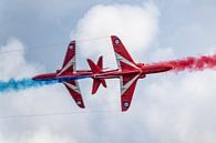 The aerobatic demonstration team of the Royal Air Force the Red Arrows! by Jaap van den Berg thumbnail