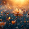 Dusk's Golden Bloom by Beeld Creaties Ed Steenhoek | Photography and Artificial Images