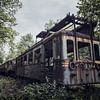 Verlaten urbex trein midden in de bossen van Steven Dijkshoorn