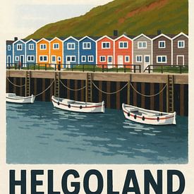 Couleurs sur le quai - La diversité maritime de Helgoland sur Sabine Wagner