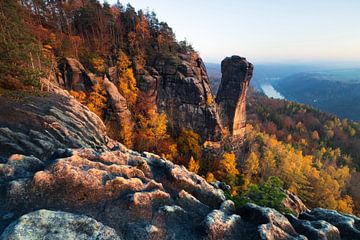 Saksisch Zwitserland in de herfst