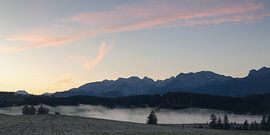 Morgennebel über dem Attlesee von Marcel Hechler