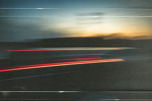 Motion shot on bridge in Belgium, Lanaken
