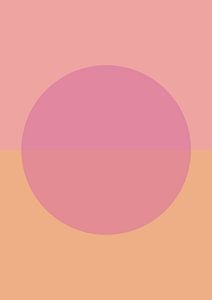 Farbverlauf in rosa und orange/gelb