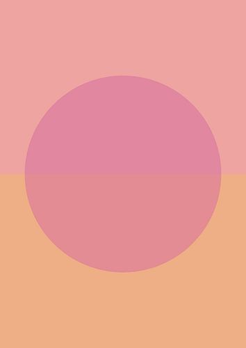 Farbverlauf in rosa und orange/gelb