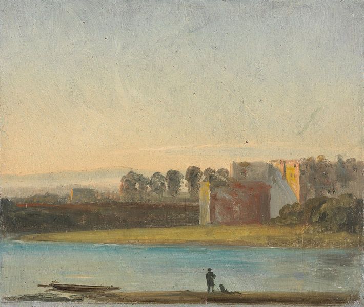 View over the Elbe, Johan Christian Dahl by Masterful Masters