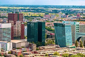 Luftaufnahme des Beatrixkwartier in Den Haag. von Scarlett van Kakerken