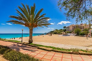 Son Moll à Cala Rajada sur l'île de Majorque, Espagne Mer Méditerranée