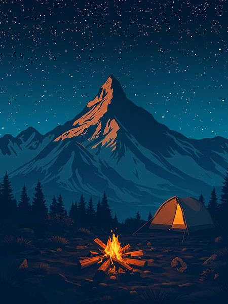 Starry Night Fire by Rizal Azhari