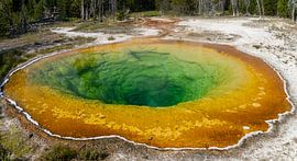 Morning Glory Pool, Yellowstone-Nationalpark, USA von Jeroen van Deel