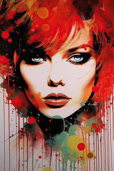 Woman in colour by Bert Nijholt